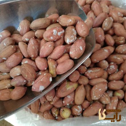 خرید بی واسطه بادام زمینی سرخ شده درجه یک